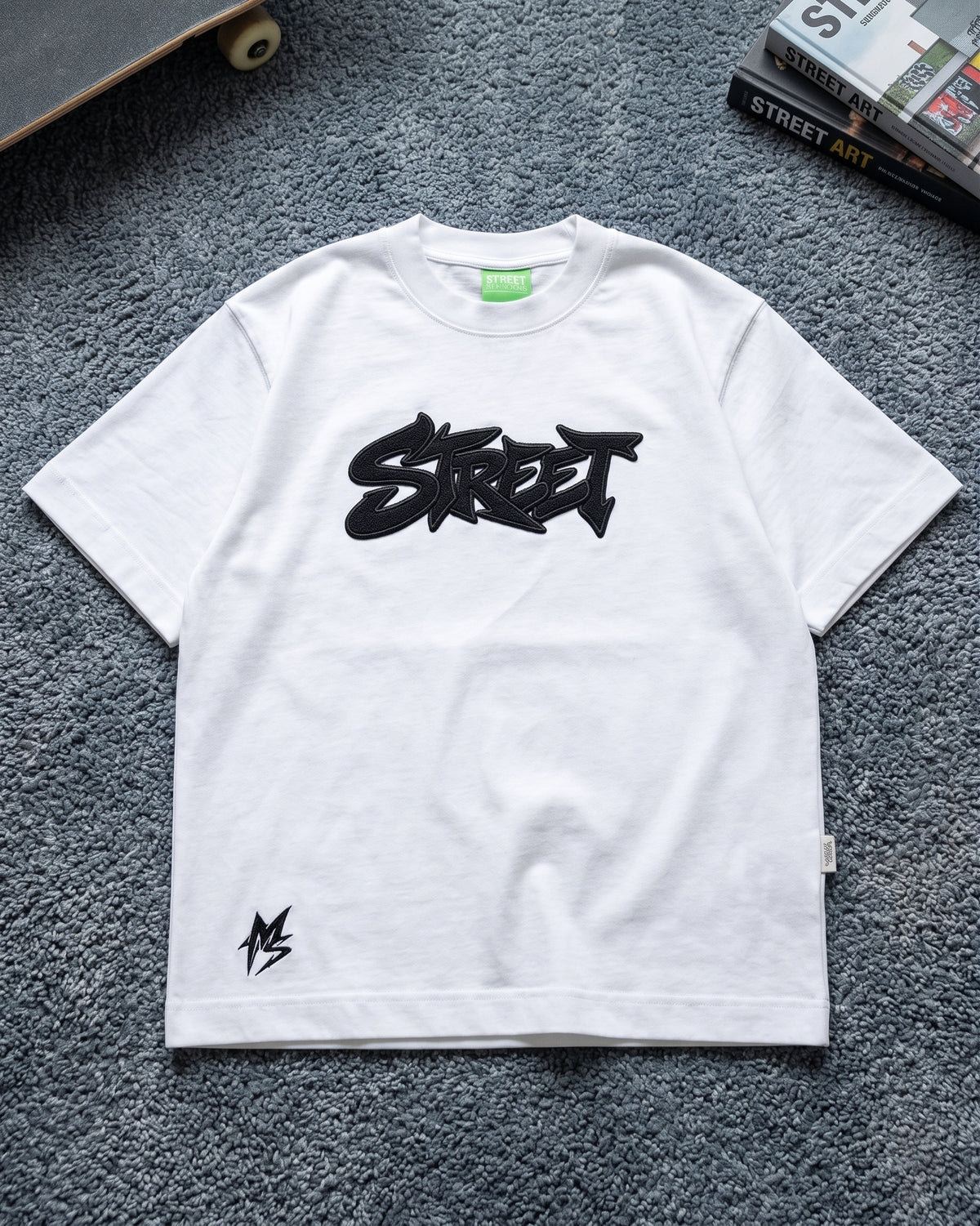 Camisa boxy street bordado 1.0